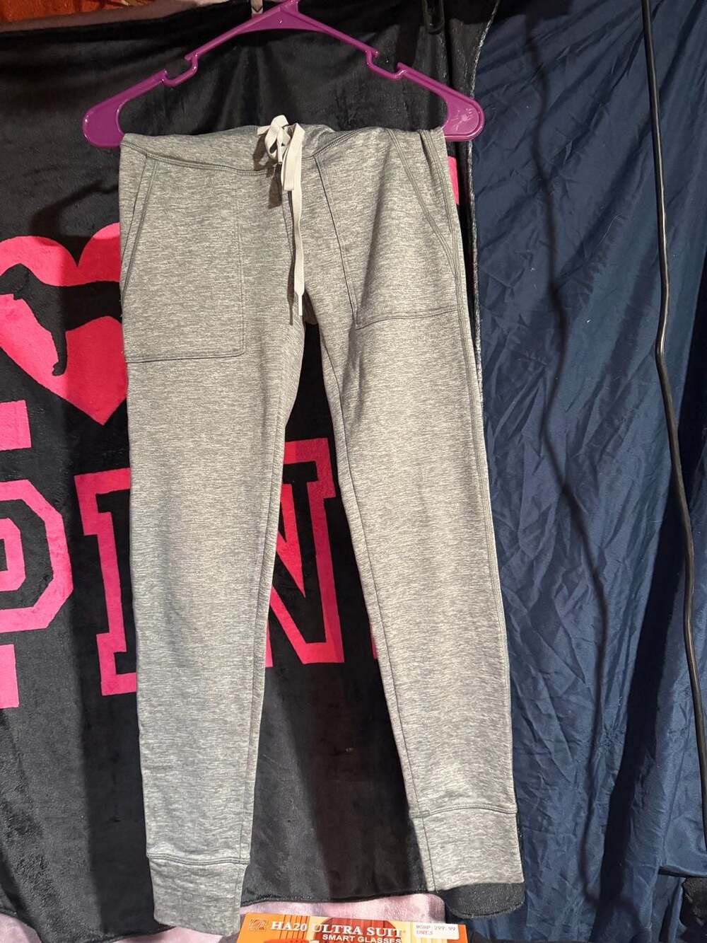 Aerie Chill Play Move Grey Heathered Joggers Size S